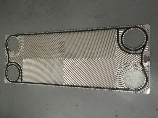 High Nickel Alloy Titanium GX51 Plate Heat Exchanger Plate and Rubber Seal