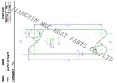 Glue Type Plate Heat Exchanger GX18 Parts Innovative Efficient Design