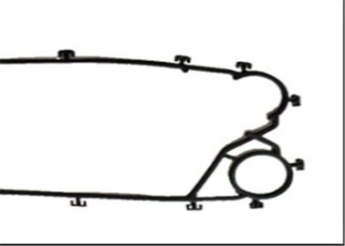 Rubber Parts Gaskets AT1309 Dust Free Compact Structure