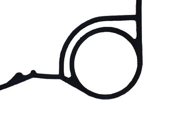 Snap Glue Clip Heat Exchanger Gaskets GC42 PHE Channel Flow