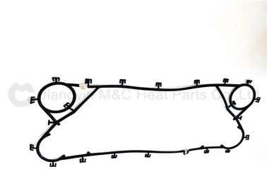 T4 Professional Heat Exchanger Gaskets Custom Size Thickness Black Color  PHE Parts