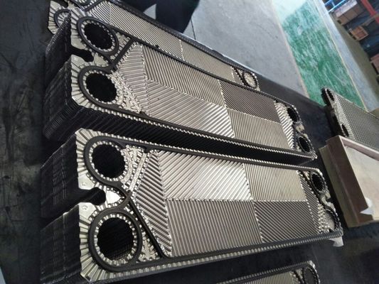 GX18 EPDM NBR NBRHT VITON G KFM Plate heat exchanger 921*234mm