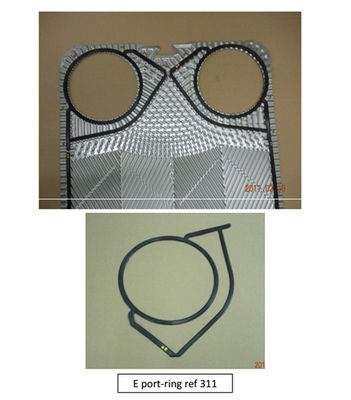 Hisaka RX395 Plate Heat Exchanger Gaskets Oil Cooler Parts For Ship Equipment