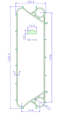 API SCHMIDT SIGMA 36/M36 API Gaskets For HVAC Cooling