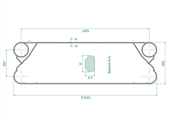 GEA VT40M Stainless Steel Plate Heat Exchanger Gaskets