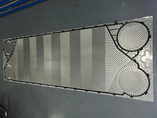 Titanium 0.5mm NT250L Plate Heat Exchanger Plate For Sea Water Fluid