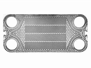 SS316 GX42 Heat Exchanger Spare Part Plate Hastelloy Alloy 0.5mm Tickness